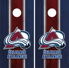 Colorado Avalanche Cornhole Board Vinyl Sticker – Decal Wrap