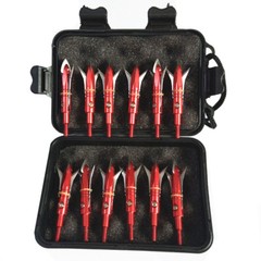 USA 12Pcs Hunting 100 Grain Broadheads Compound Bow Crossbow Bow Archery Tips