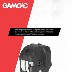 Swarm 10X Gen3I Magazine .22 Cal Inertia Fed 10 Rounds for Gen3I Multishot Airgu