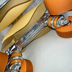 IMPALA Roller Skates Quad Women’s Size 11 Mimosa Indoor Tan Orange Derby Skates