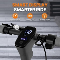 Pyle 10in Foldable Electric Scooter Upgraded Pneumatic Tire 350W Adult
