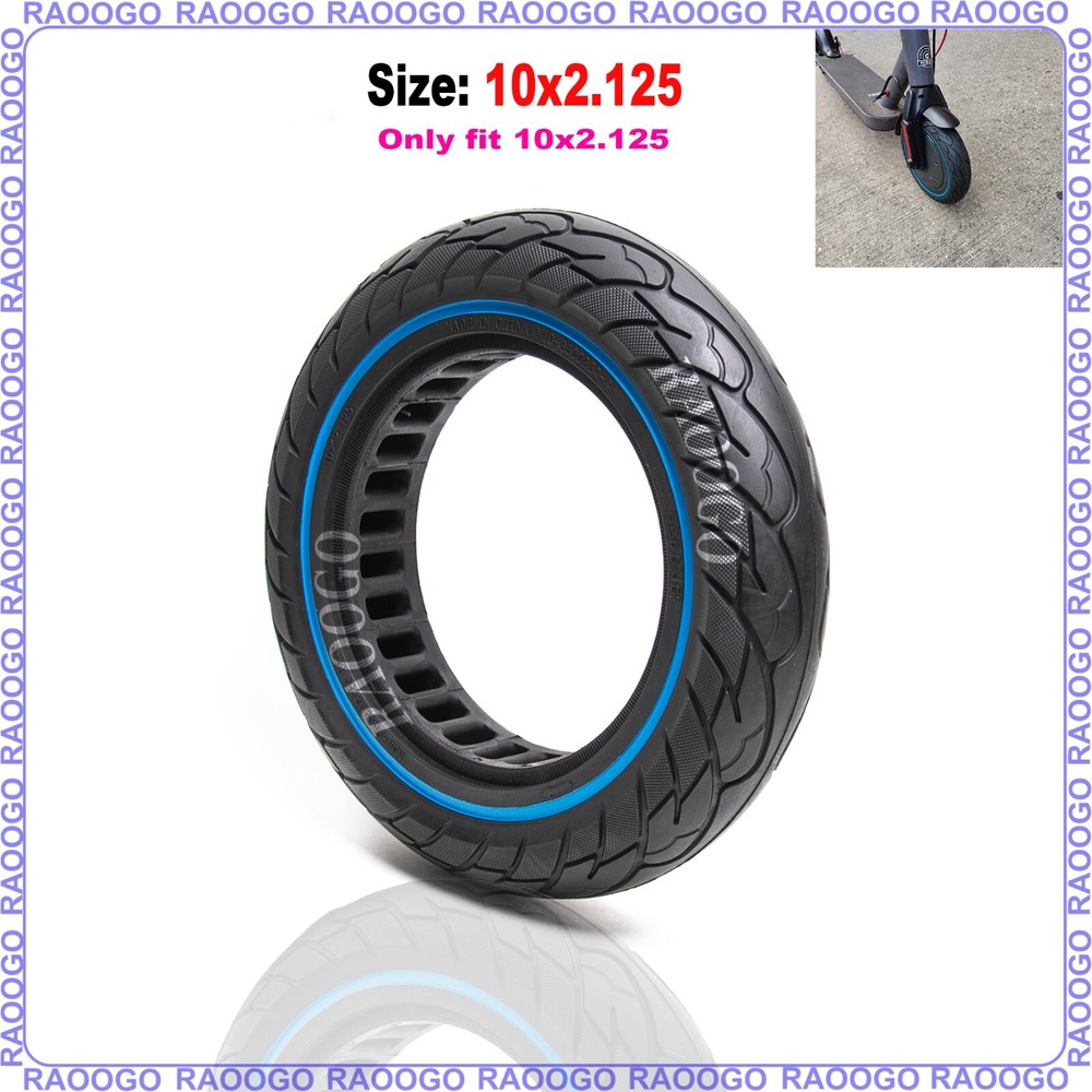 Solid Tire 10×2.125 for Electric Scooter Only fit 10X2.125 Scooter Tire Rim