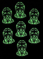 Supreme Glow In The Dark Scream Sticker 100% Authentic SS17 Season