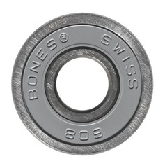 BONES SWISS CERAMIC Skateboard Bearings 8-Pack with Speed Cream Lubricant