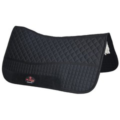 32 In x 36 In HILASON Western All Purpose Horse Saddle Pad Black