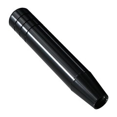 Long Shift Knob Weighted Aluminum Alloy Polished Metal Driving Handle Stick Red