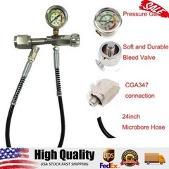 CGA347 Fill Station Kit SCBA Charging Adapter with 60cm Hose 0-6000PSIUS