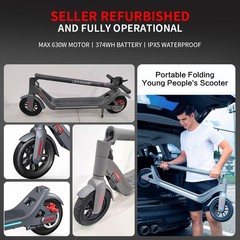 🔥A8 FOLDING ADULT ELECTRIC SCOOTER 15MPH MAX 630W E-SCOOTER 374WH🔋 IPX5 US