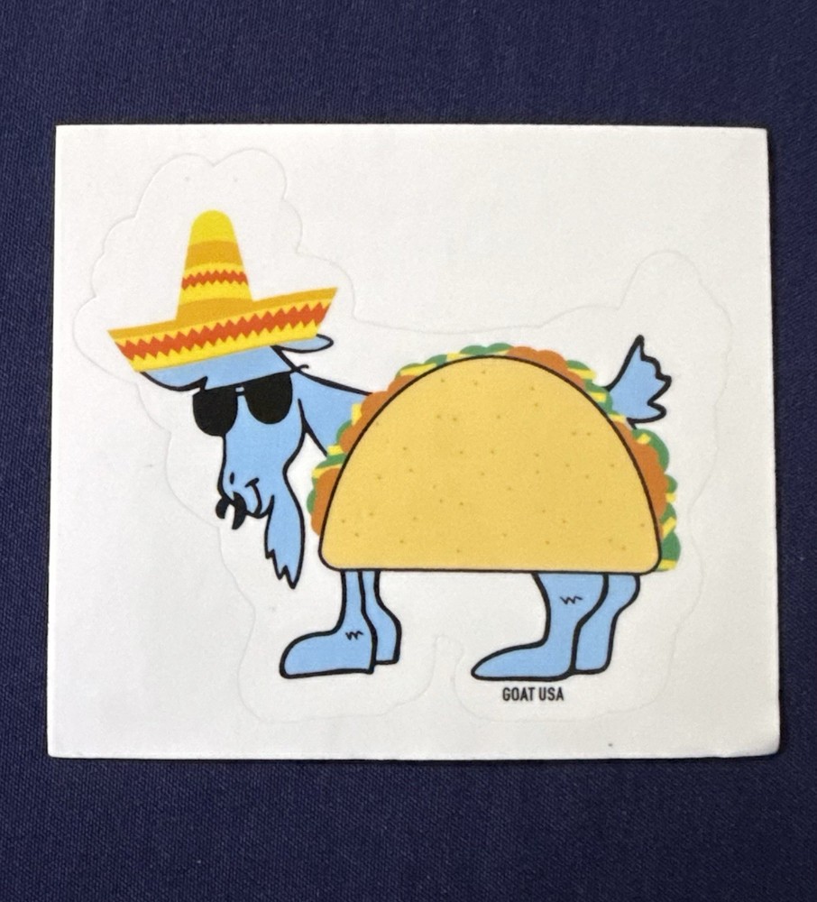 GOAT USA Stickers – TACO GOAT 🌮 FREE SHIPPING!