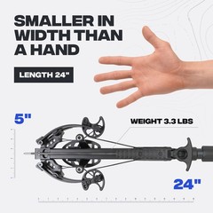 BALLISTA BAT Compound Crossbow with T-Buttstock Fast 330fps Powerful 130lbs