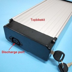 Aluminium Rear Rack Battery Case 05 / 07 36V for ebike battery 18650 cells