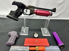 Hammerli Switzerland 480K .177 Match Air Pistol w Rare Fill Adapter 500 FPS