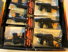6x Crossfire TOY Micro Rifle BB Launcher shoots 6mm plastic pellets mini gun