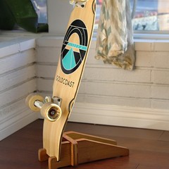 COR Surf Skateboard Floor Stand | Premium Bamboo Skateboard Display Holder | …