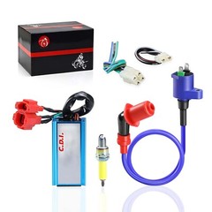 6Pin AC CDI Ignition Coil Spark Plug For Taotao GY6 Scooter ATV 50 80 100 125 cc