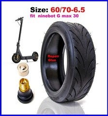 Ninebot G Max 30 60/70-6.5 Tubeless tire + Glue fit 10×2.5-6.5 Scooter Electric