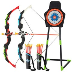 Kids Boy’s Girl Bow & Arrow Archery Set Outdoor Shooting Game w/ Target
