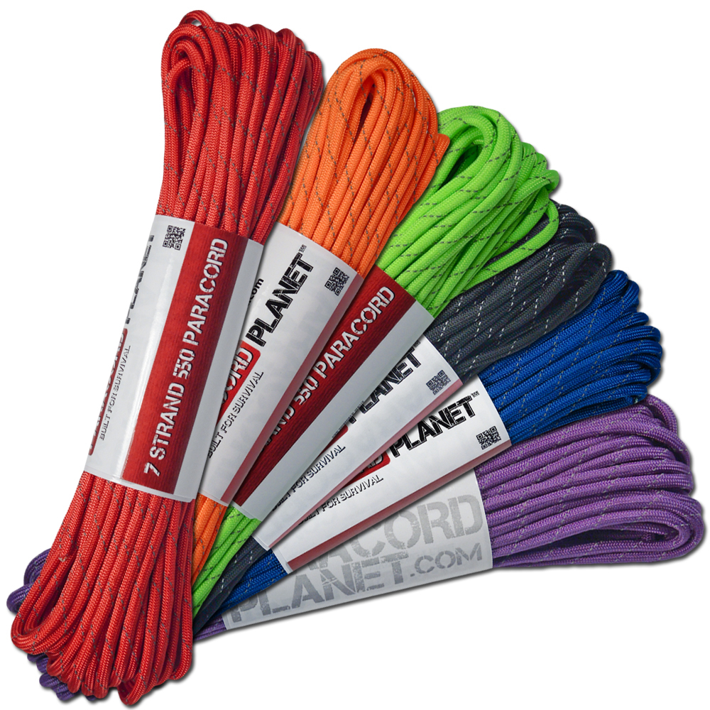 Reflective Shock Cord 1/8″ Diameter Elastic Bungee Cord – Made in the USA