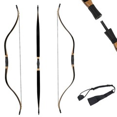 25-45lbs Archery Takedown Recurve Bow 52″ Tradtiional Bow Target Hunting Shoot
