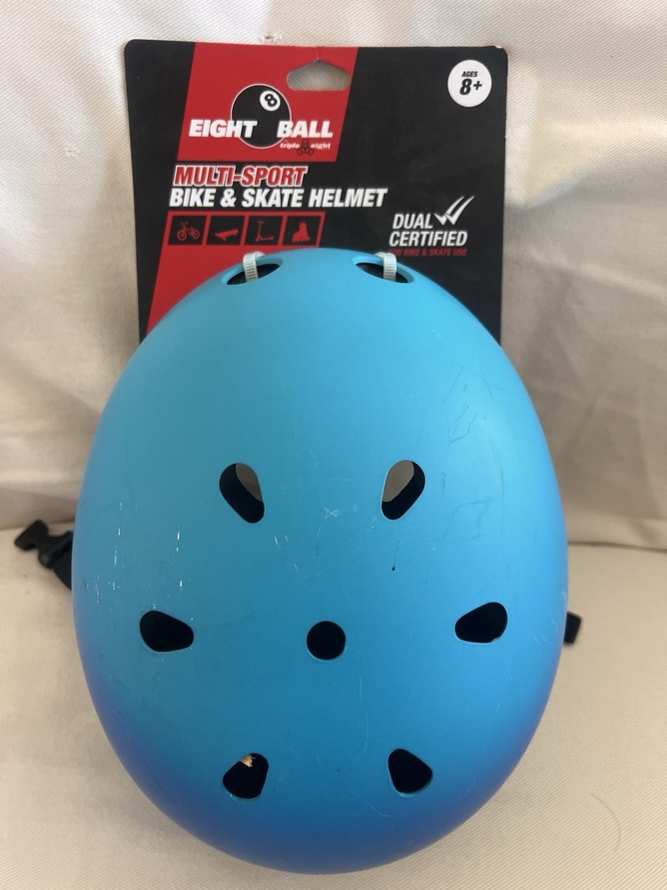 Eight Ball Youth Multi Sport Compliant Strap Helmet – Bike Skateboarding Age 8+
