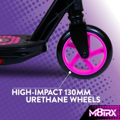 Pink 12V Children’s E-Scooter (Ages 6–12) with 8 MPH Top Speed