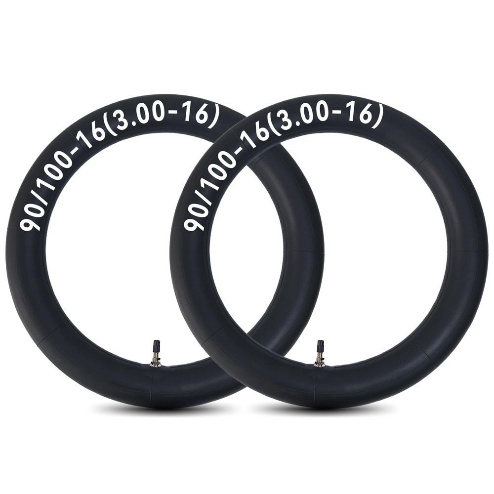 2 PCS 90/100-16 Dirt Bike Tube 3.00-16 Inner Tube