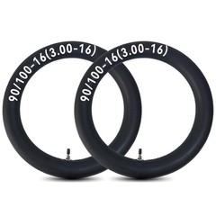 2 PCS 90/100-16 Dirt Bike Tube 3.00-16 Inner Tube