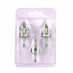 Broadheads Fixed Blade100 Grain 360 Cut Hunting Archery Arrow Tip 3Pack 3 Color