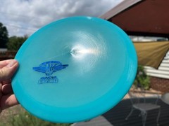 2021 Blue GLOW Flat Champion Eagle Disc Golf Innova Penned (Free Returns) #2416