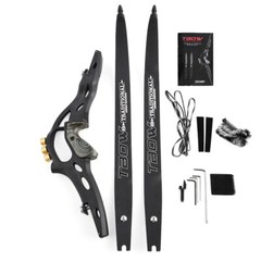 62″ ILF Archery Recurve Bow 30-60lbs Takedown 19″ Riser American Hunting Shoot