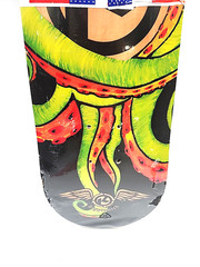 Kryptonics Skateboard Deck Evil Demon Green Octopus Graphic 31 Inches