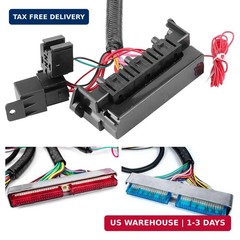 Standalone Wiring Harness, 4L60E DBC, Red/Blue PCM, Compatible with 1997-2006 GM