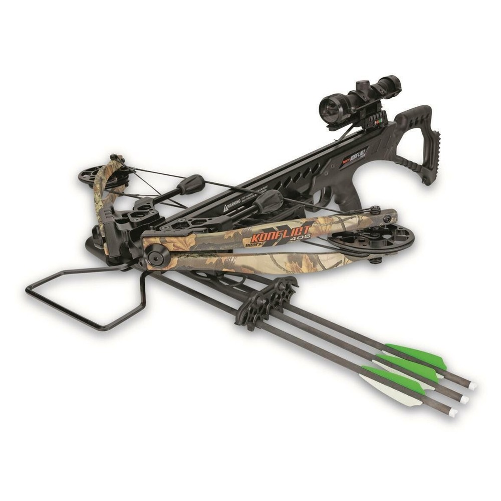 BEAR ARCHERY Konflict 405 CROSSBOW Full PACKAGE Black Friday/Cyber Price $255 !