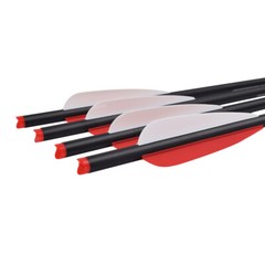 12pcs 20inch Crossbow Bolts Carbon Arrows With 4″ vane 8.8mm Shaft Shooting USA