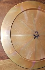 Discraft Titanium Nuke Distance Driver Golden Swirl Rainbow Star 175g