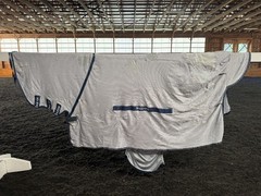 75” Bucas Buzz Off Full Neck Horse Fly Sheet w/Belly Protection – Used