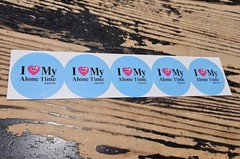 Supreme I Love My Alone Time Mini Stickers Sheet SS26