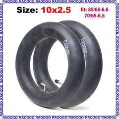 2PCS 10×2.5 & 10×2.50 Inner Tube fit 10×3 & 255×80 & 80/65-6 Electric Scooter