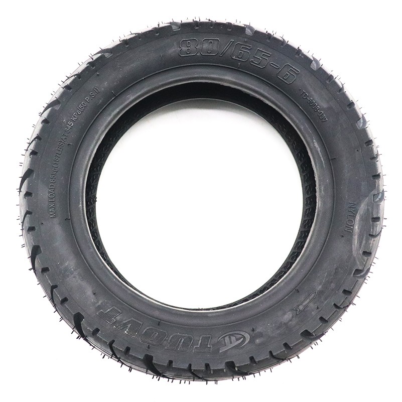 TUOVT 80/65-6 Tire & Inner Tube fit 10Inch 255×80 & 10×3 Electric Scooter Wheel