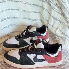 Nike SB Alleyoop “black toe” Skateboarding Shoes Black/White/Red Men’s 8.5 D