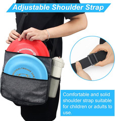 Cadet Disc Golf Bag, Portable Waterproof Disc Golf Bag with 10 Discs Capacity,
