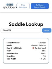 17.5 Stubben Genesis Deluxe Dressage Saddle