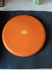 Vibram Ridge Disc Putter Orange Speckled 174g Medium Rubber Putter OOP NEW