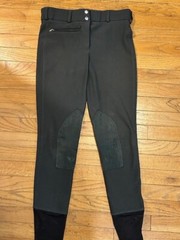 Tuffrider Breeches set of 2 pair 28R. Ribbed with knee patch. Tan, Charcoal
