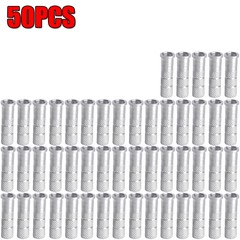 50-200PCS Arrow Inserts Threaded Arrow Connection Seat For ID 6.2mm Arrows Shaft