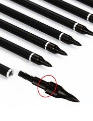 Archery 30Inch Carbon Practice Hunting Arrows with Removable for Youth Compou…
