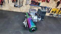 Colorful Exhaust With Muffler For Predator 196cc 212cc GX160 GX200 Go Kart Mini