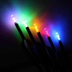 6Pcs Automatically Archery Arrow Lighted Nock for ID 6.2mm/7.62mm Crossbow Bolt