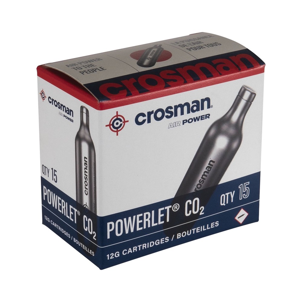 12 Gram CO2 Powerlet Cartridges for Airguns