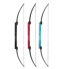55″ 55LB Folding Bow &Arrow Set Aluminum Alloy Riser Archery Longbow Recurve Bow